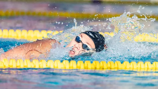 USC Swim and Dive defeats Utah and UC San Diego on January 12, 2024 at Uytengsu Aquatics Center in Los Angeles California. (Drake Lee/USC Athletics)