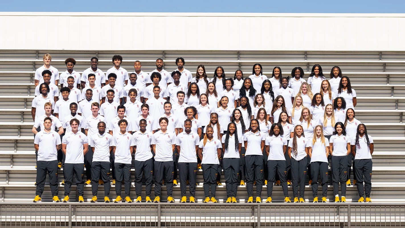 2024 USC Trojans Track and Field Team Photo