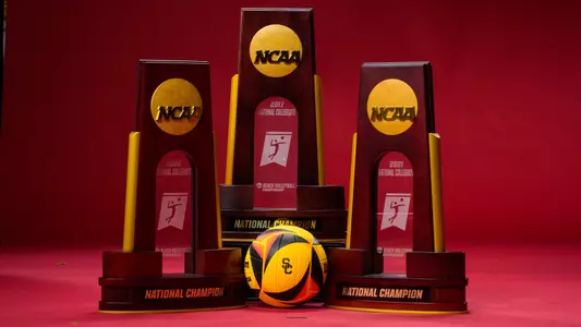 3 NCAA trophies