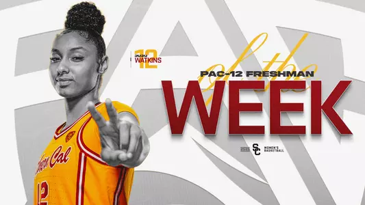 JuJu Watkins Pac-12 Freshman of the Week Jan. 8, 2024