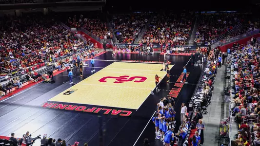 A record 7,303 fans watched the USC Trojans defeat UCLA in the Battle of LA