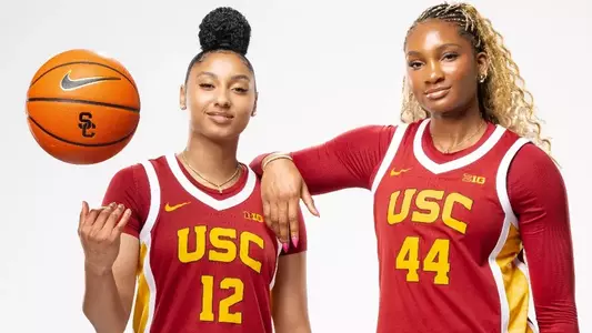 JuJu Watkins and Kiki Iriafen