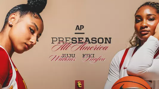 2024 AP Preseason All-Americans - JuJu Watkins and Kiki Iriafen