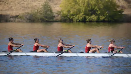 USC Varsity Eight boat at Head of the American