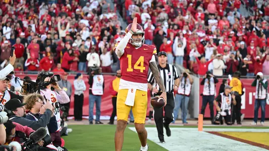 USC Trojans Quarterback Jayden Maiava touchdown against Nebraska Cornhuskers