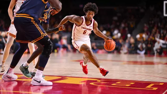 USC men's basketball falls to Cal 71-66 on November 17th, 2024 in Los Angeles, Calif.