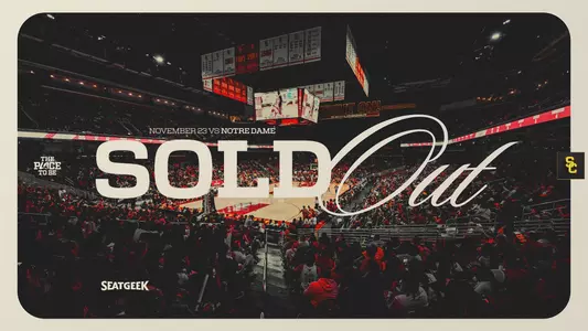 USC Women's Basketball vs. Notre Dame game is sold out (Nov. 23)