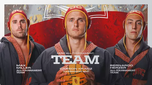 2024 MPSF All-Tournament Team: Max Miller, Carson Kranz (MVP), Bernardo Herzer