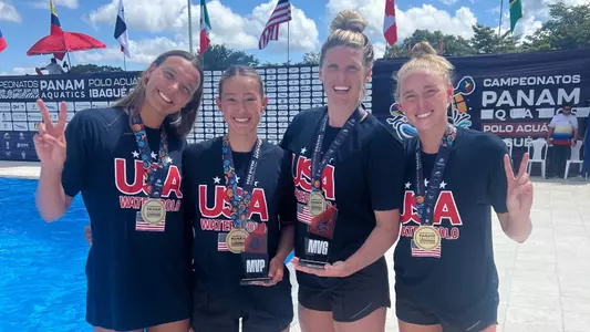 Trojans win gold with Team USA at 2024 Pan American Games - Rachel Gazzaniga, Emily Ausmus, Amanda Longan, Ava Stryker