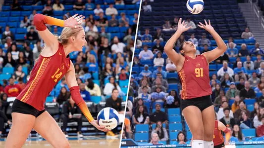 Ally Batenhorst and Mia Tuaniga Big Ten weekly awards split