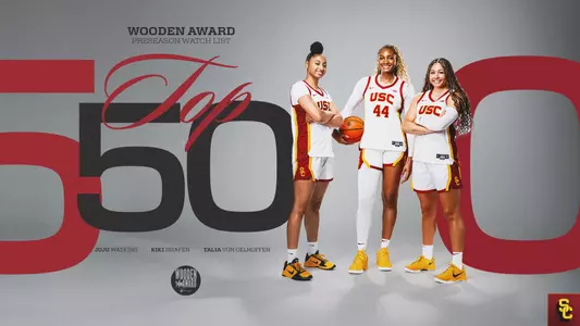 Wooden Preseason Watch List - Kiki Iriafen, Talia von Oelhoffen, JuJu Watkins