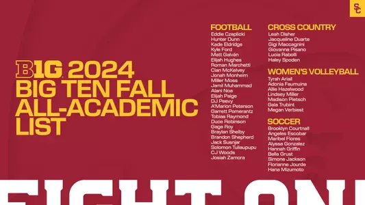 Fall Academic All-Big Ten 2024