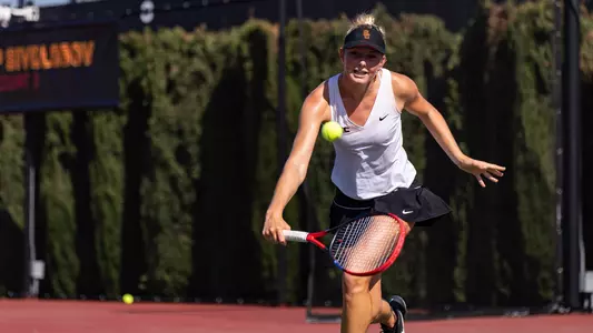 USC Women's Tennis plays in the Women of Troy invite at Marks Stadium on October 7, 2023