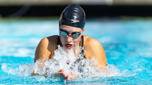 Women's Swim & Dive wins against rival UCLA 164-136 at Spieker Aquatics Center in Westwood, California on February 9, 2024. (Drake Lee/USC Athletics)