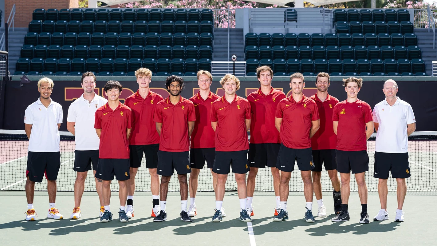 2024 USC Trojans Men's Tennis Team Photo