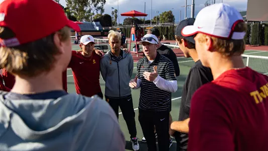 Brett Masi coaching vs. Pepperdine