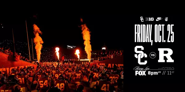 USC will play Rutgers at home on Friday, Oct. 25 at 8 p.m. PT