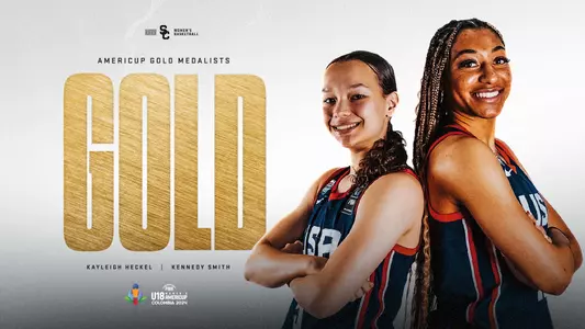 FIBA AmeriCup gold medals - Kayleigh Heckel, Kennedy Smith