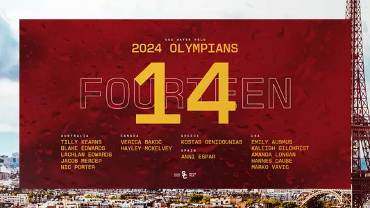 2024 USC Water Polo Olympians in Paris
