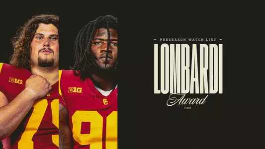 Bear Alexander and Jonah Monheim Named to 2024 Lombardi Award Watch List