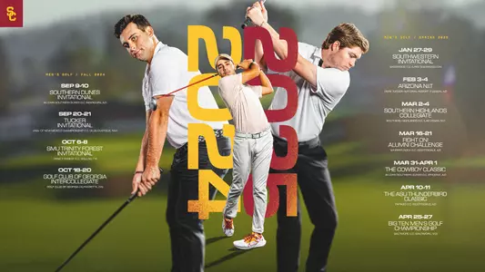 Men's Golf Schedule Release 24-25