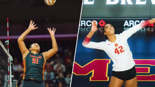 Split Mia Tuaniga and Jadyn Livings Big Ten Awards