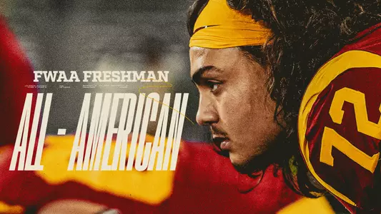 USC’s Elijah Paige Named FWAA Freshman All-American
