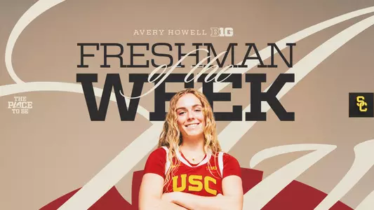 Avery Howell - Big Ten Freshman of the Week - 1/27/2025
