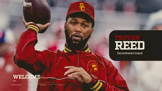 Trovon Reed Named USC Football Cornerbacks Coach