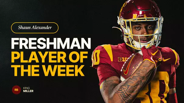 USC Trojans Football running back King Miller Named Shaun Alexander Freshman Player of the Week