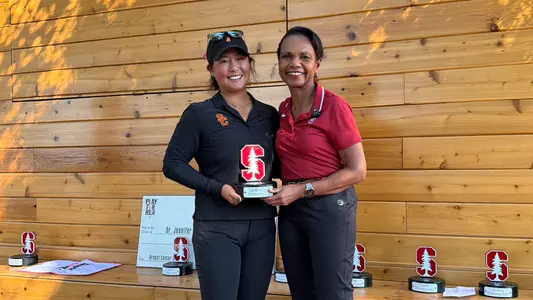 Catherine Park finishes in second place at the Stanford Intercollegiate