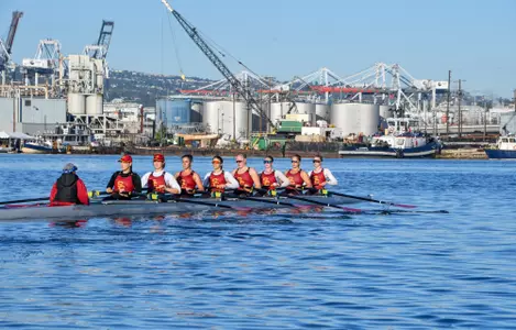 Rowing practice port of LA