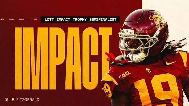 USC Safety Bishop Fitzgerald Named Semifinalist for Lott IMPACT Trophy