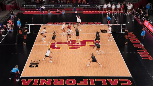 USC women's volleyball plays Northwestern at Galen Center