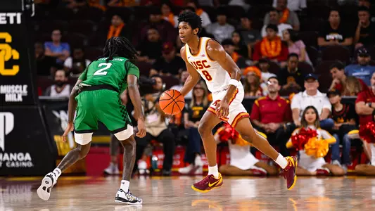 Jerry Easter II playing against Manhattan