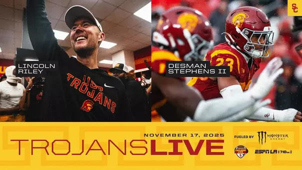 Trojans Live: USC's Lincoln Riley, Desman Stephens II, and Iowa Recap/Oregon Preview | Nov. 17, 2025