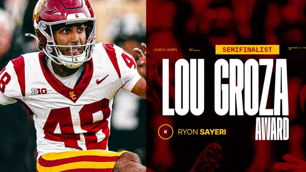 Ryon Sayeri Named Lou Groza Award Semifinalist
