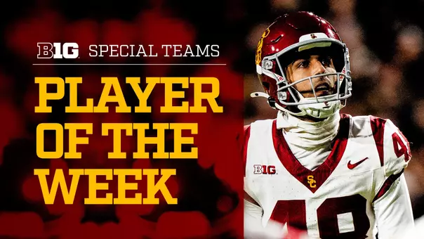USC Kicker Ryon Sayeri Named Big Ten Special Teams Player of the Week