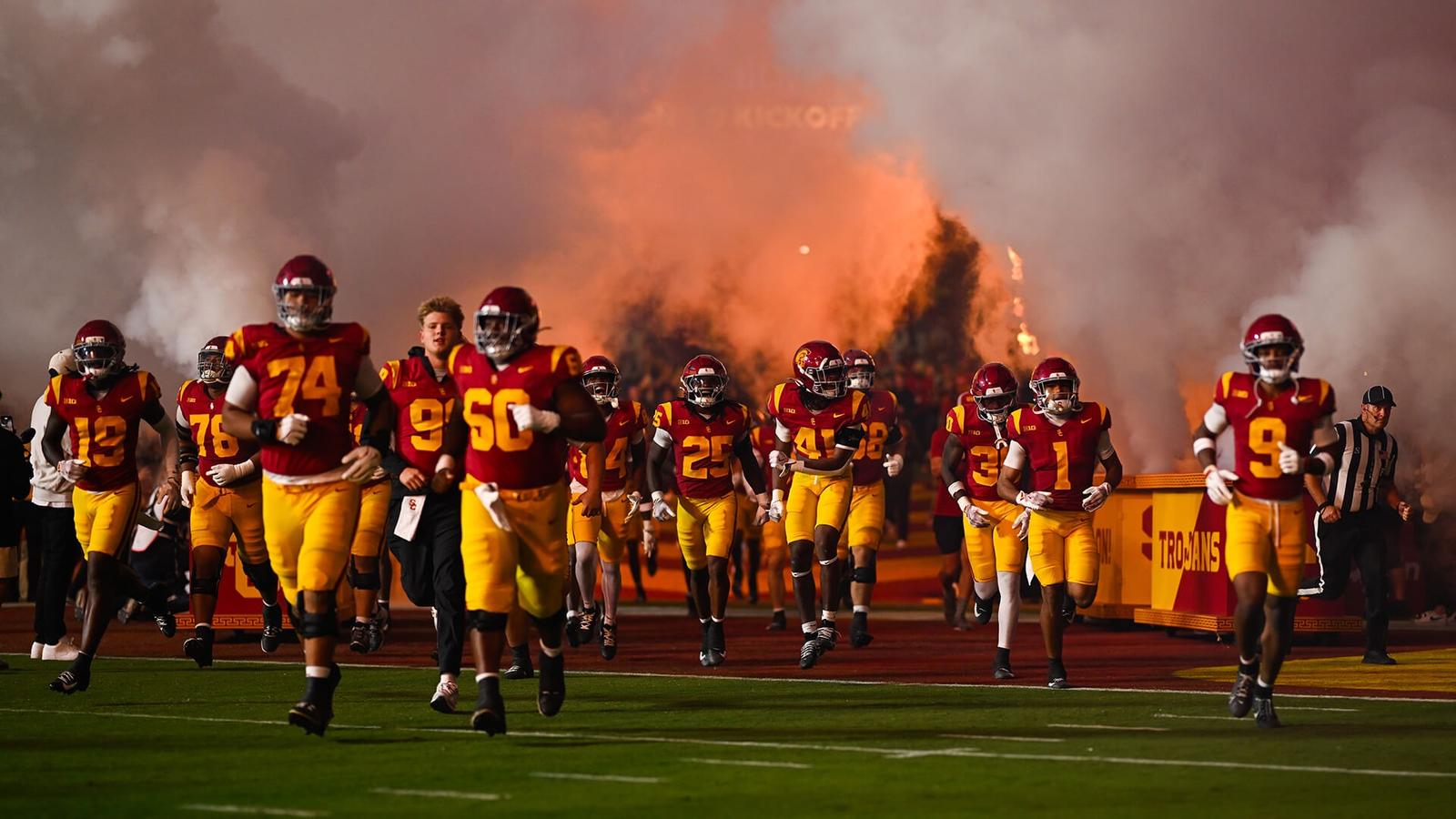 Image for No. 20 USC Football Hosts Northwestern For Friday Night Lights On FOX