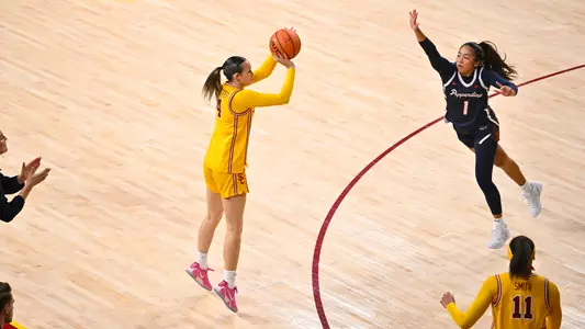 Rian Forestier puts up a shot