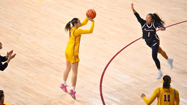 Rian Forestier puts up a shot