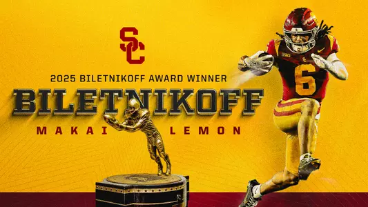 USC’s Makai Lemon Wins 2025 Biletnikoff Award