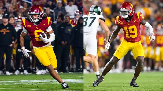 Makai Lemon and Bishop Fitzgerald, USC All-Americans