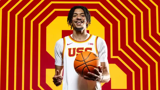 Chad Baker-Mazara smiles during media day