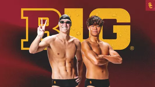 Luke Maurer and Junhao Chan pose for a photo.
