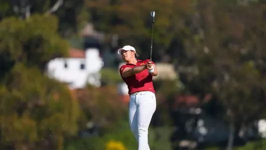 USC's Catherine Park Hits Her Iron at the Therese Hession Regional Challenge in Palos Verdes