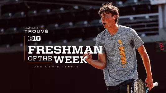 Nathan Trouvé Named Big Ten Freshman of the Week on Feb. 19