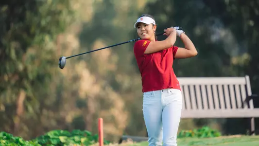 Freshman Jasmine Koo Tees Off in the First Round of the Therese Hession Regional Challenge