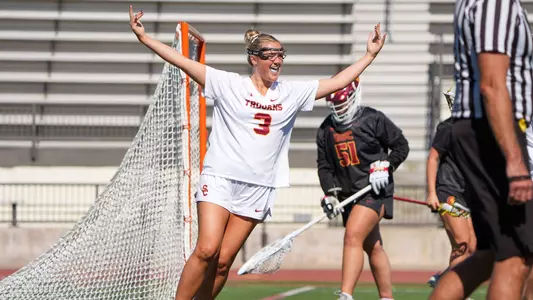 Lillie Bea Cope Celebrating a Goal During a Team Scrimmage