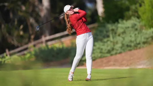 Bailey Shoemaker Hitting the Ball at Palos Verdes Golf Club